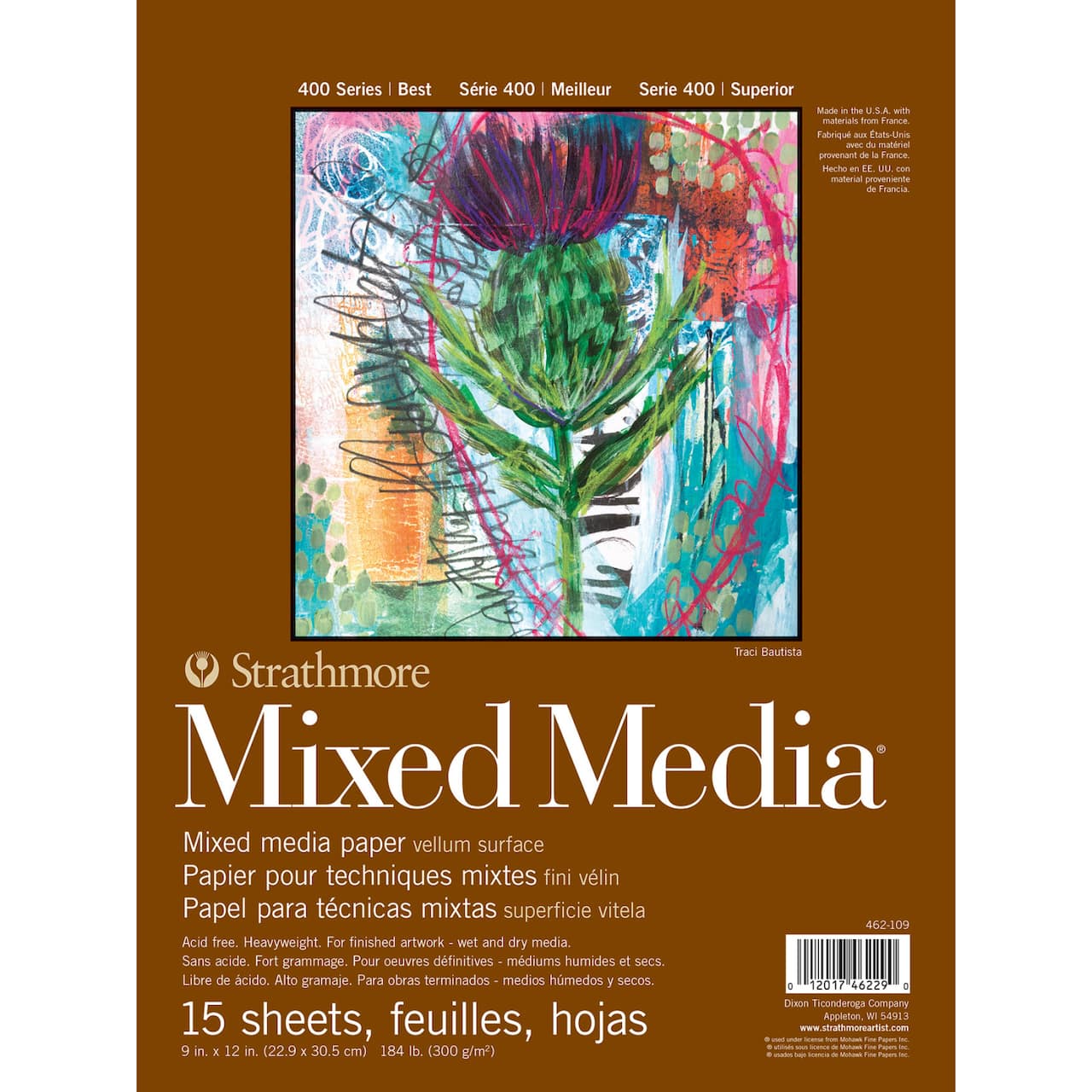 Strathmore® 400 Series 9" x 12" Mixed Media Paper Pad